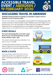 Aberdeen Transport Event poster